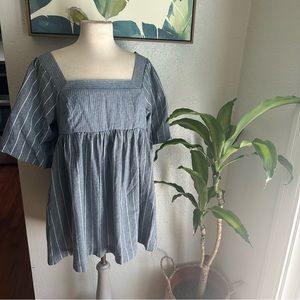 Free People Gigi Puff Sleeve Tunic Dress